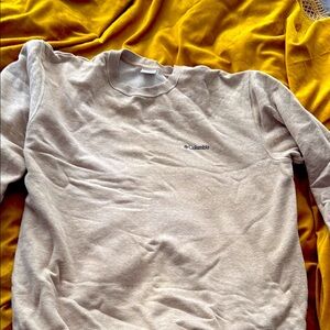 Columbia Light Beige Crewneck Sweatshirt